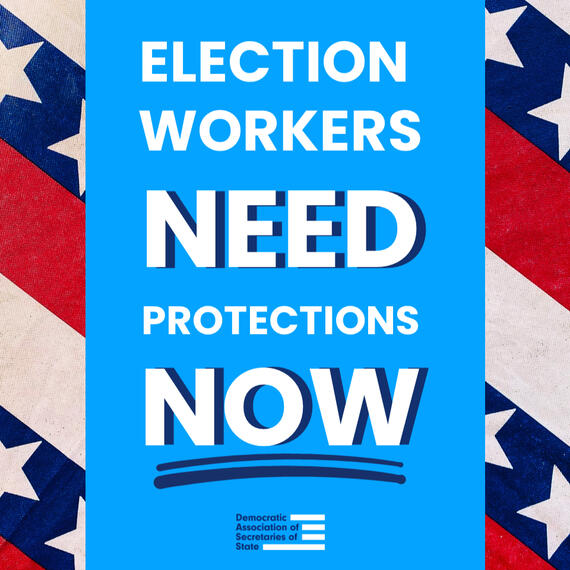 One of our election worker protection graphics.